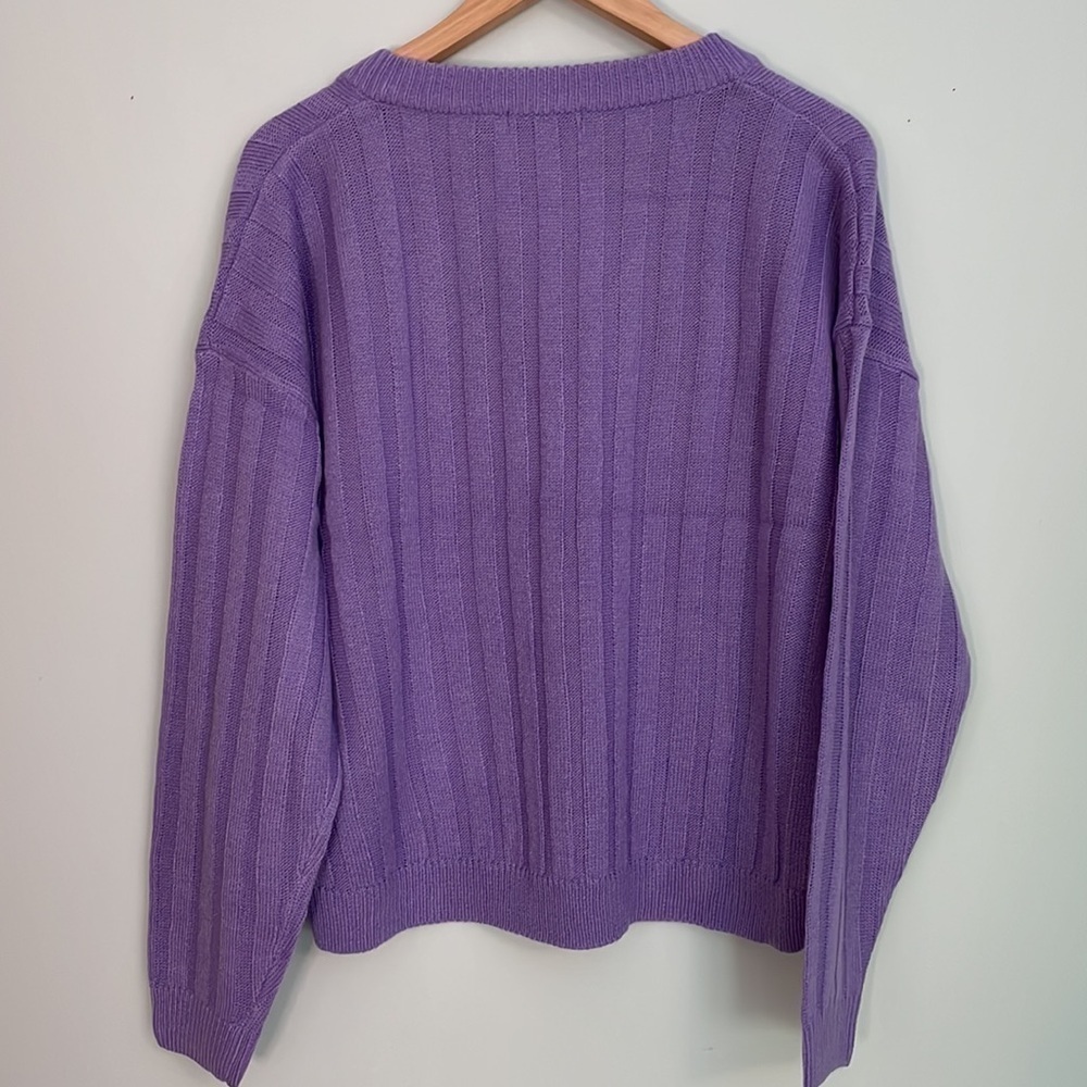 Brave soul ribbed Kansas v neck sweater - New with tag - Picture 7 of 9